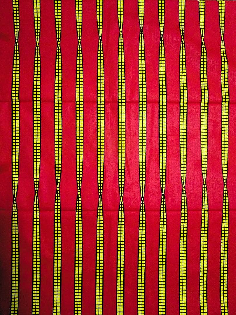 画像1: アフリカンプリント生地 パーニュ