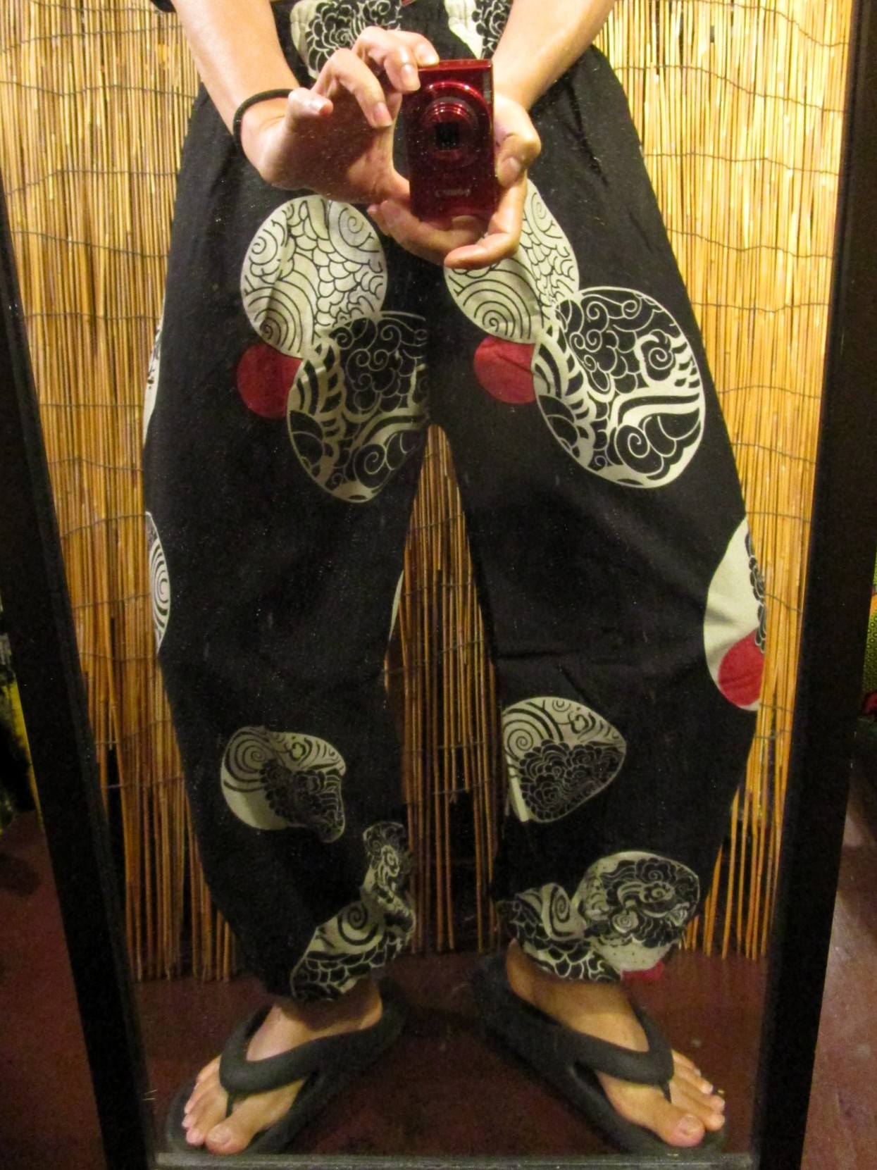 画像: 和風プリント＊コットン素材＊ふんわりシルエット＊アラジンパンツ 