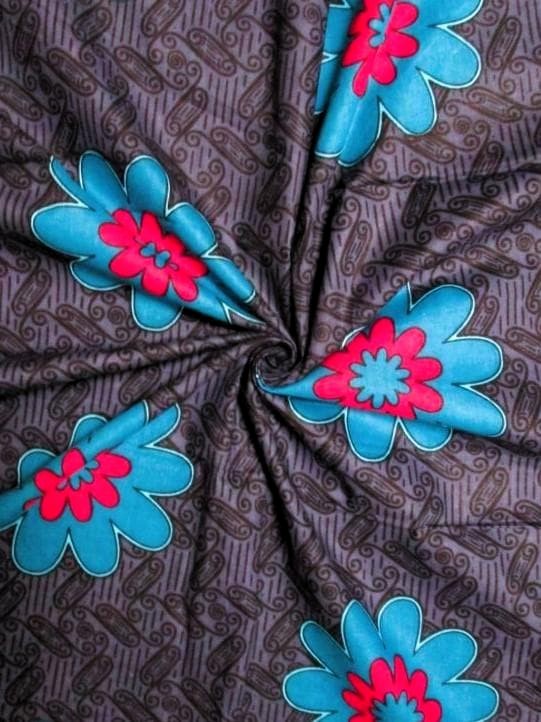 画像: アフリカンプリント生地 パーニュ