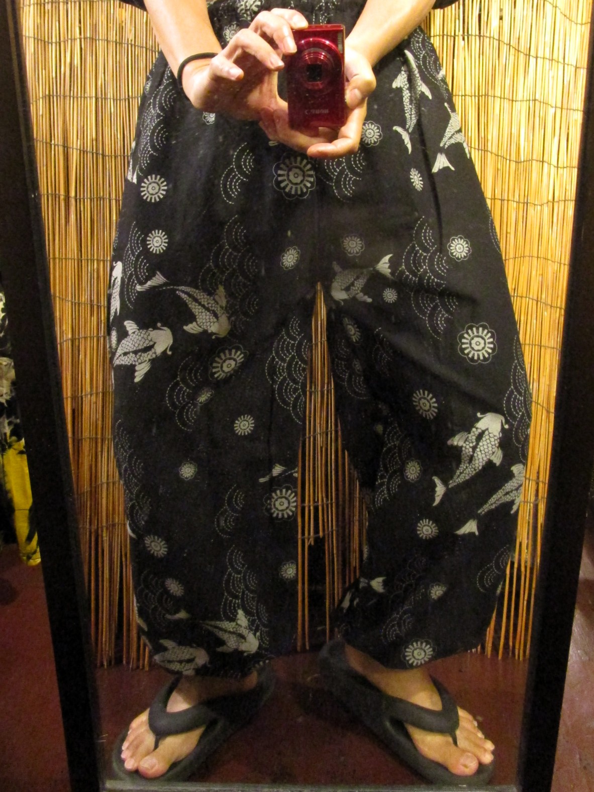 画像: 和風プリント＊コットン素材＊ふんわりシルエット＊アラジンパンツ 