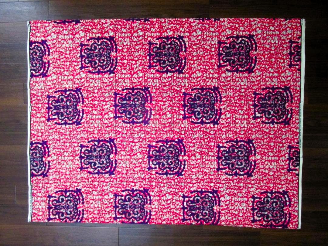 画像: アフリカンプリント生地 パーニュ