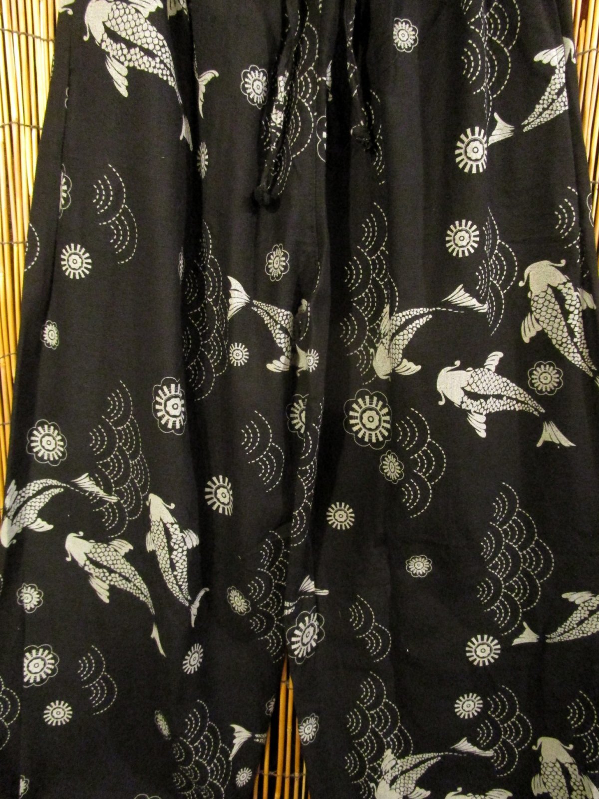 画像2: 和風プリント＊コットン素材＊ふんわりシルエット＊アラジンパンツ 