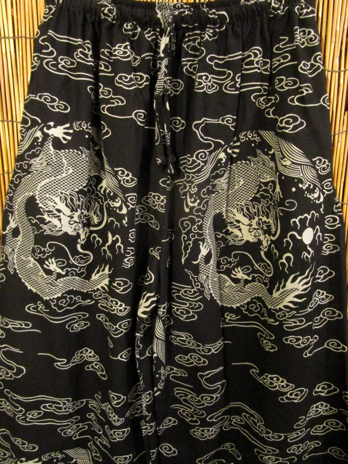 画像2: 和風プリント＊コットン素材＊ふんわりシルエット＊アラジンパンツ 