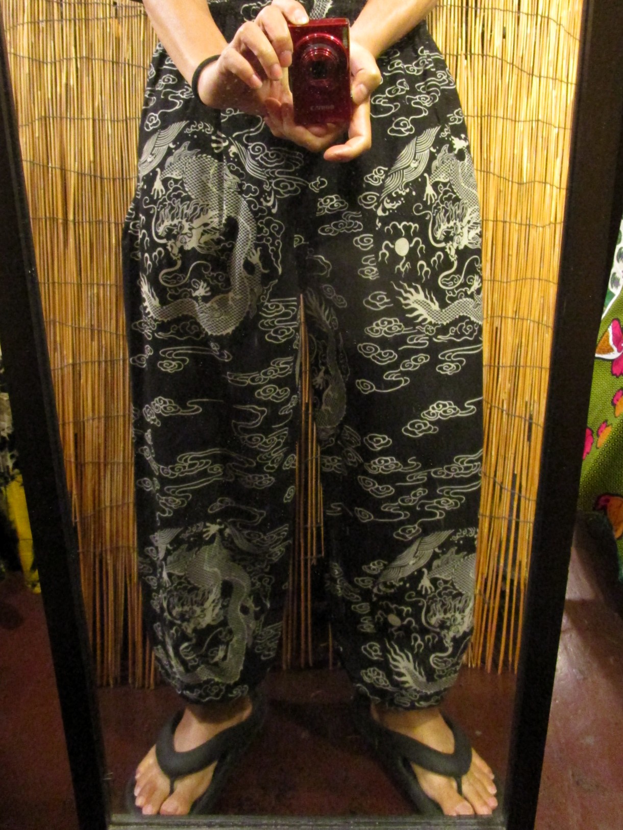 画像: 和風プリント＊コットン素材＊ふんわりシルエット＊アラジンパンツ 