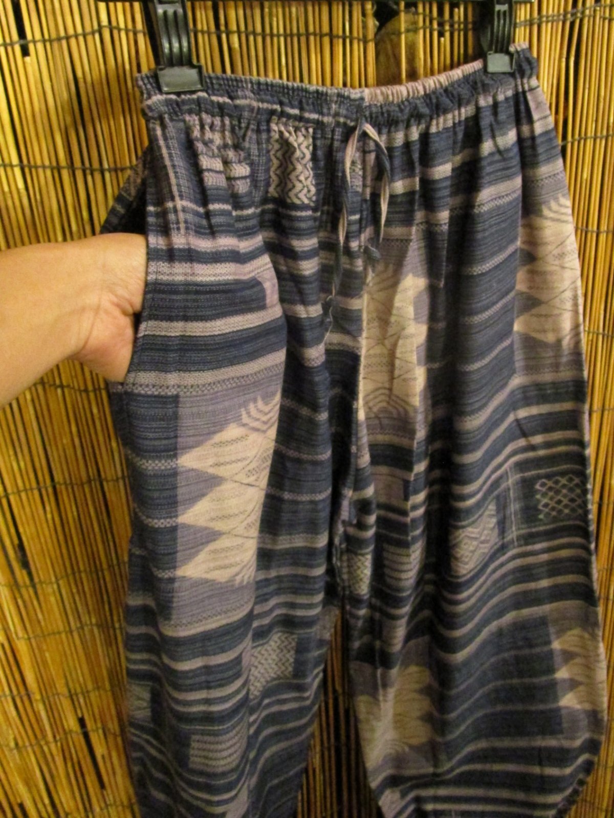 画像3: 織り柄風プリント＊コットン素材＊ふんわり＊アラジンパンツ