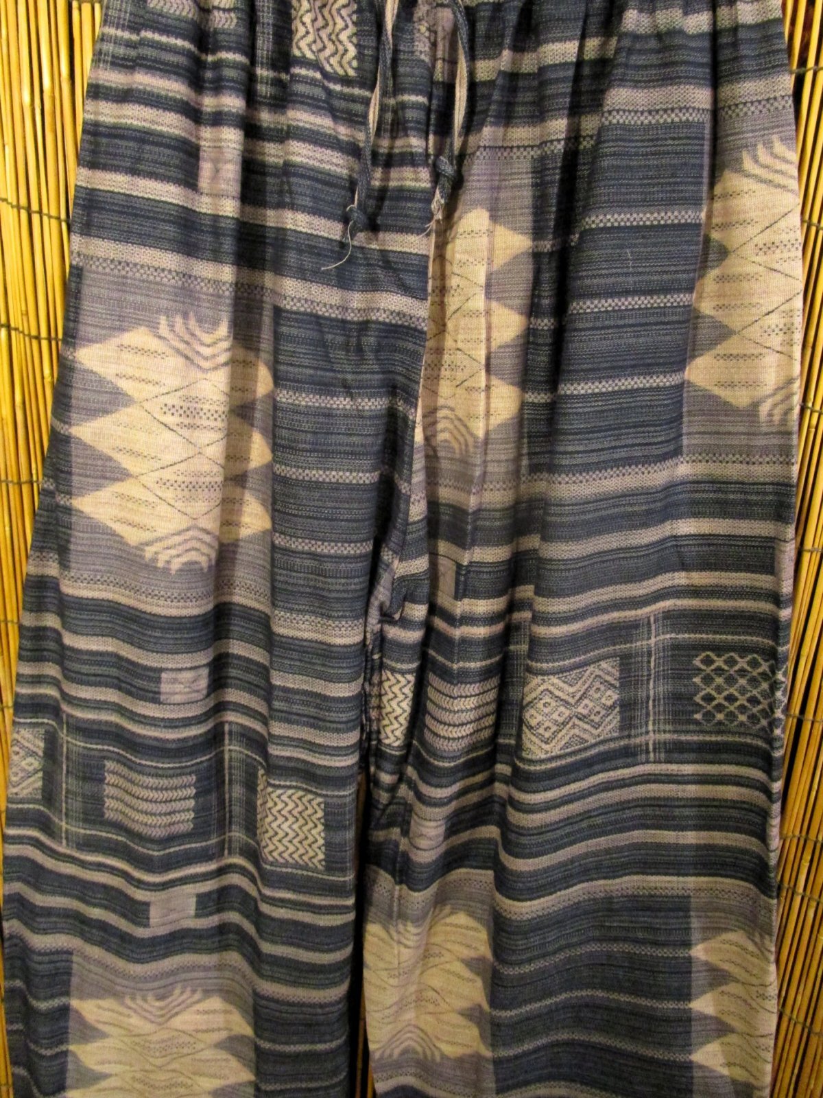 画像2: 織り柄風プリント＊コットン素材＊ふんわり＊アラジンパンツ