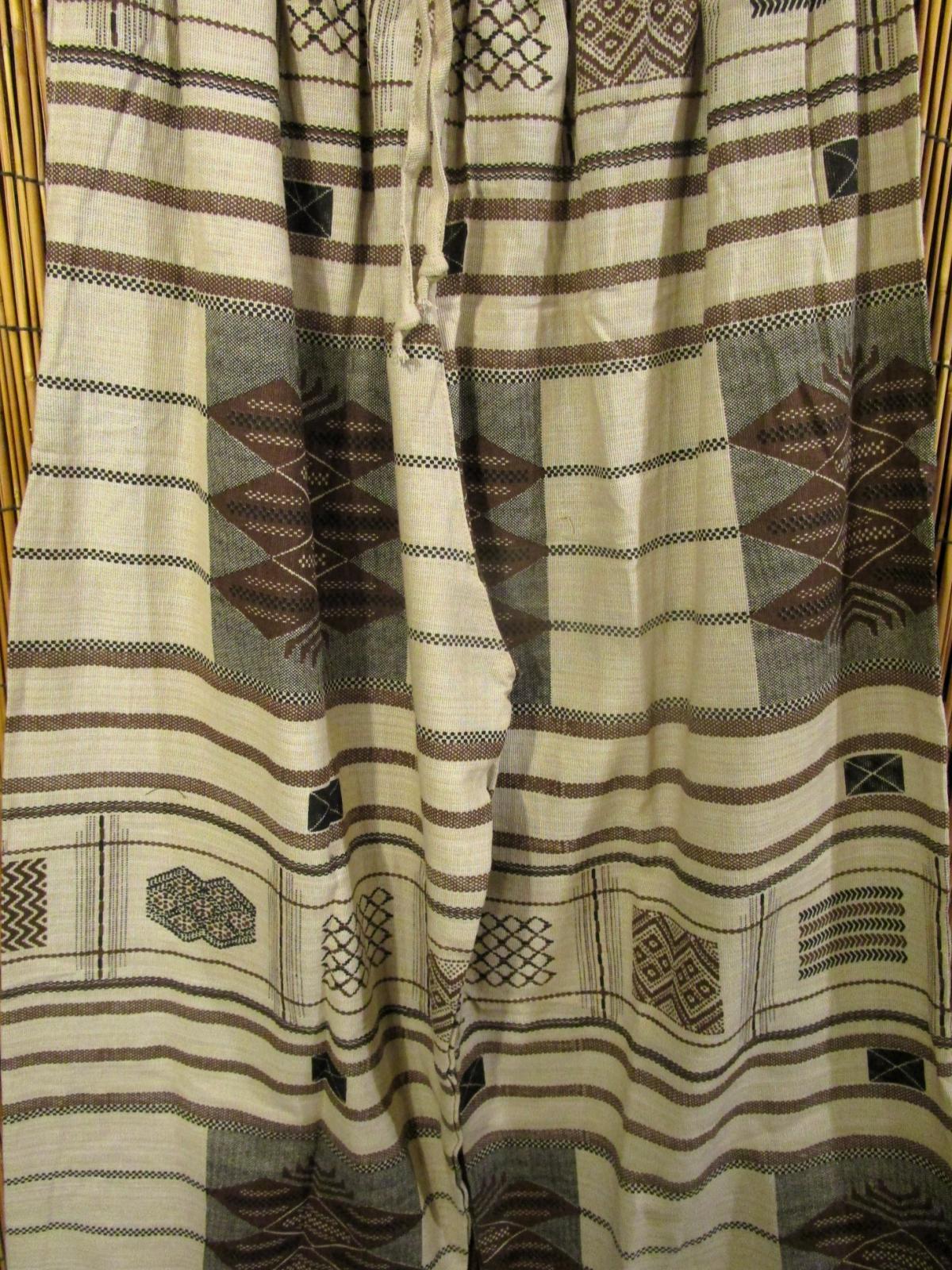 画像2: 織り柄風プリント＊コットン素材＊ふんわり＊アラジンパンツ