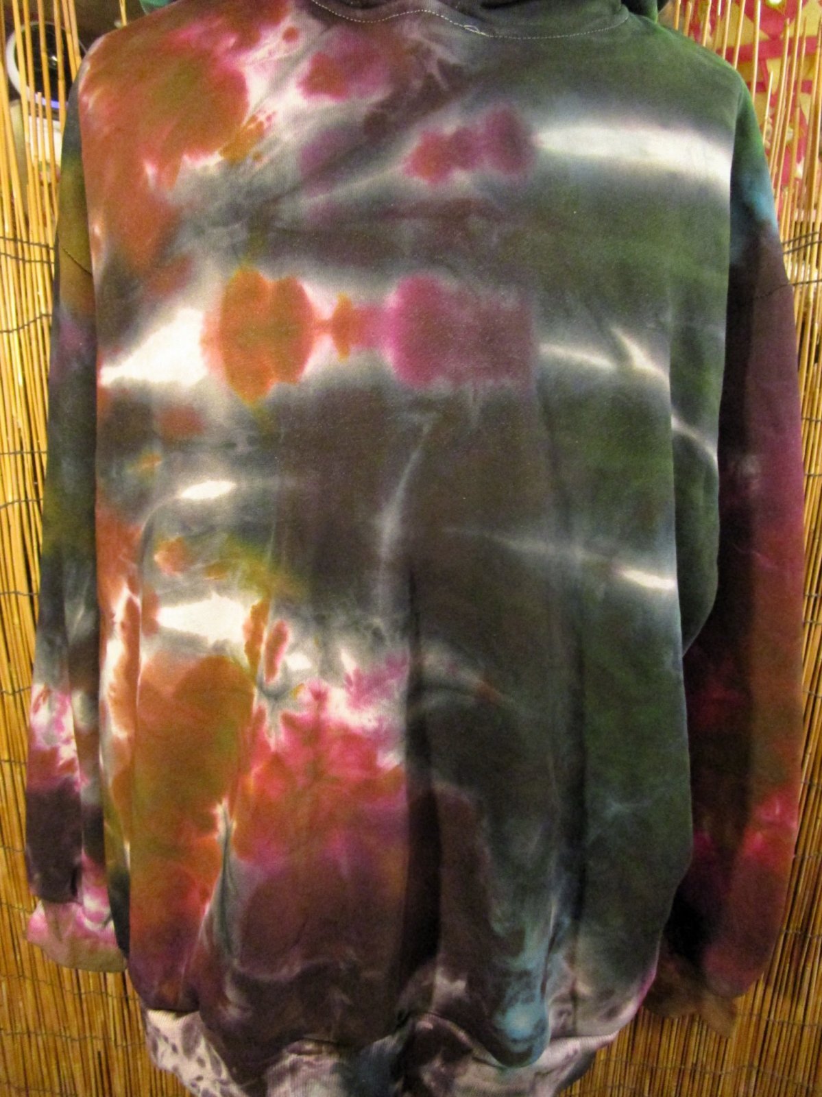 画像: タイダイ染め＊裏起毛＊スウェット生地＊パーカー