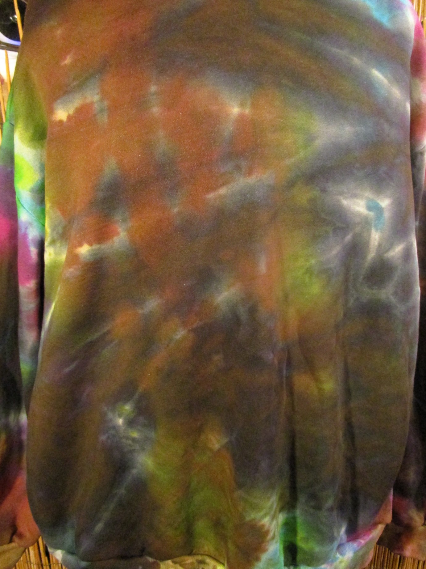 画像: タイダイ染め＊裏起毛＊スウェット生地＊パーカー