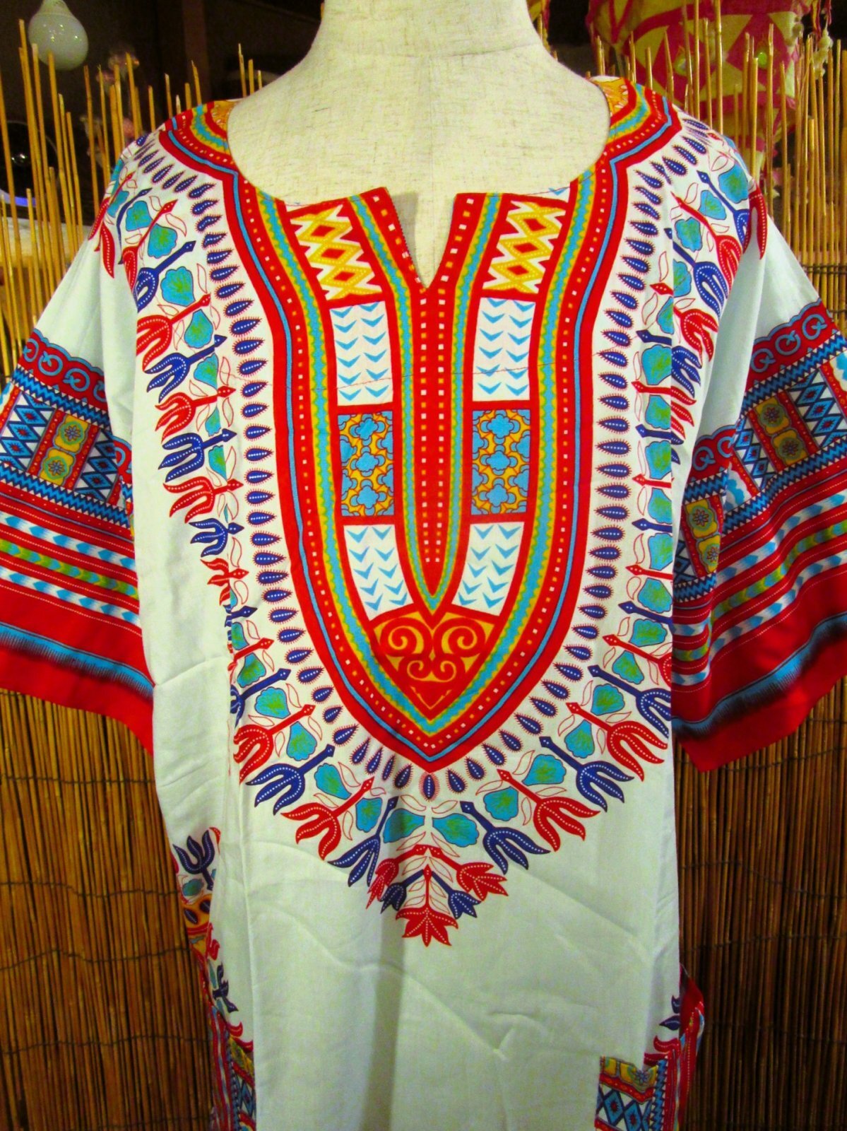 画像: アフリカンプリント＊ダシキ＊ＤＡＳＨＩＫＩ＊ＸＬ