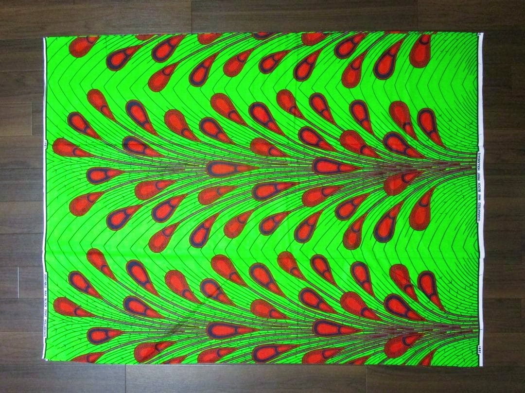 画像: アフリカンプリント生地 パーニュ