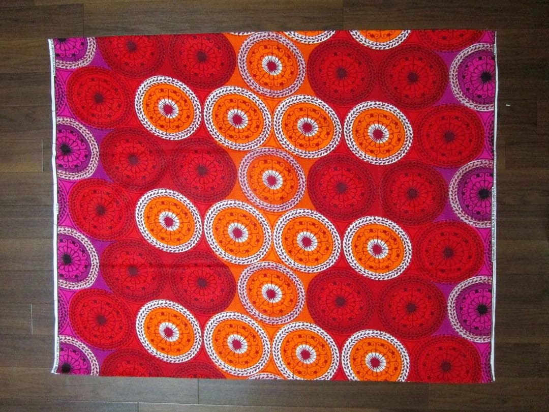 画像: アフリカンプリント生地 パーニュ