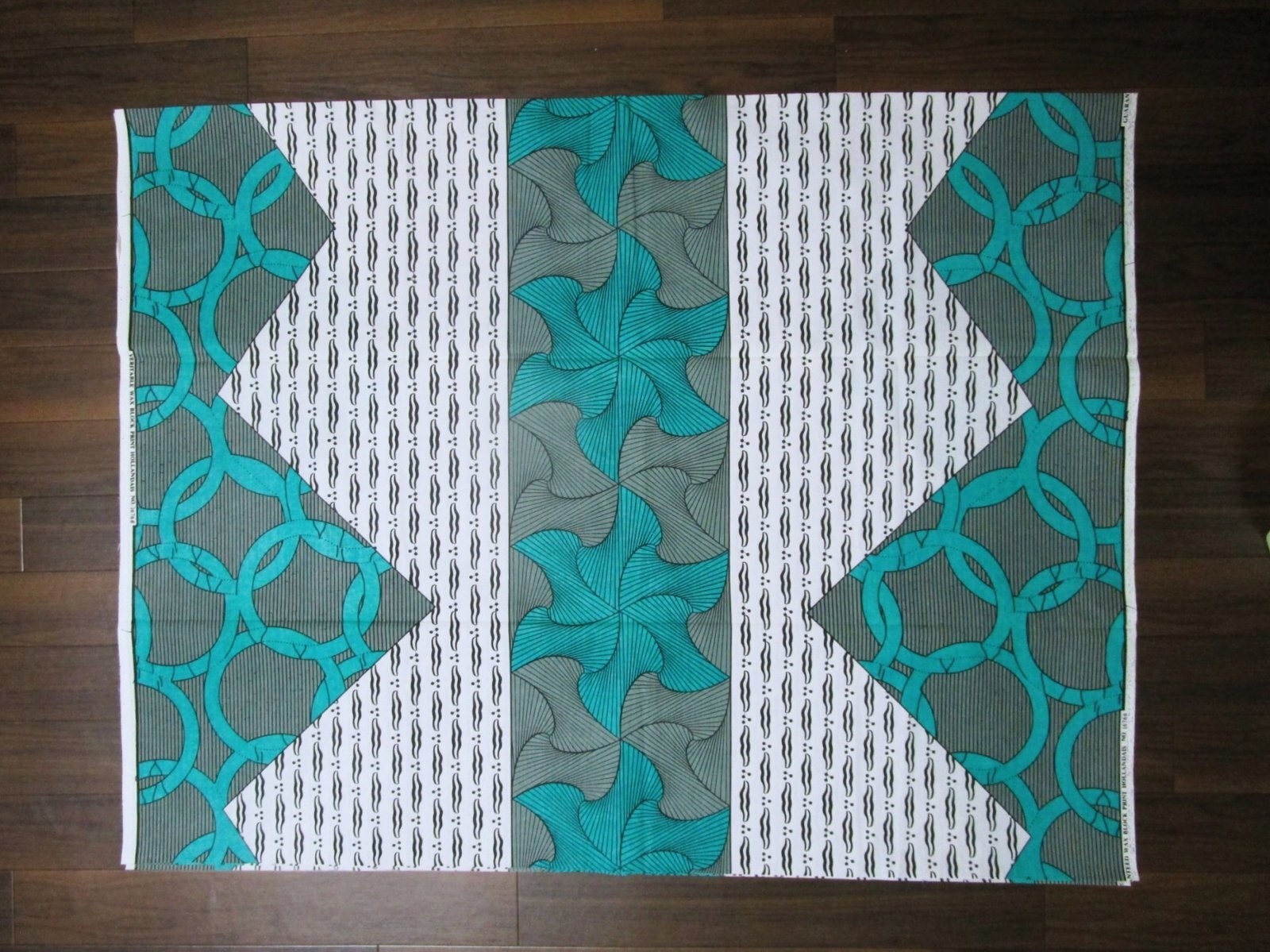 画像: アフリカンプリント生地 パーニュ