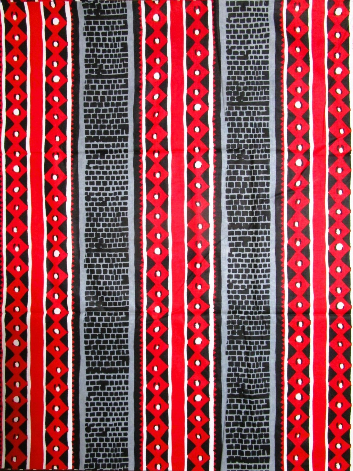 画像1: アフリカンプリント生地 パーニュ