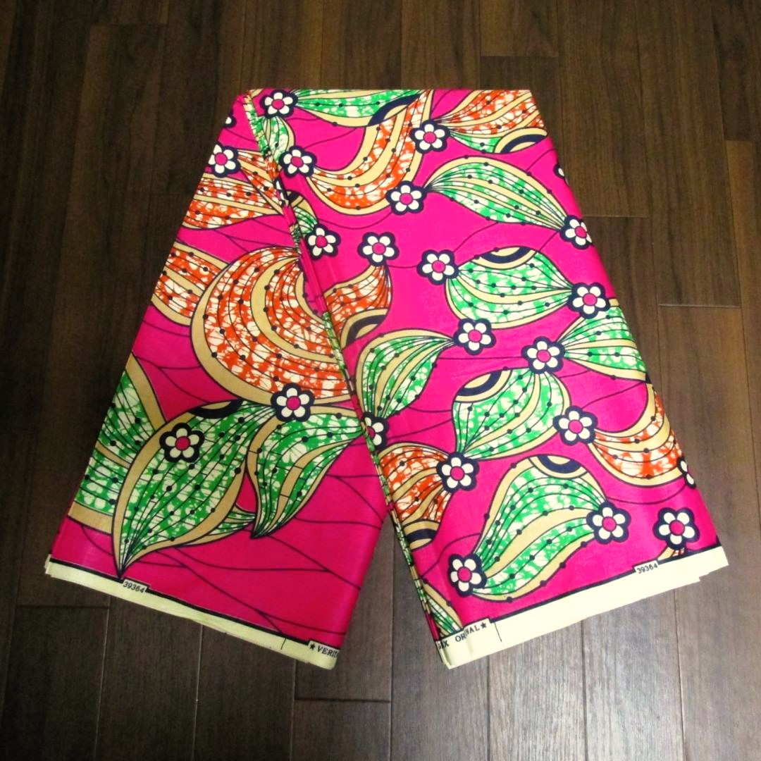 画像2: アフリカンプリント生地 パーニュ