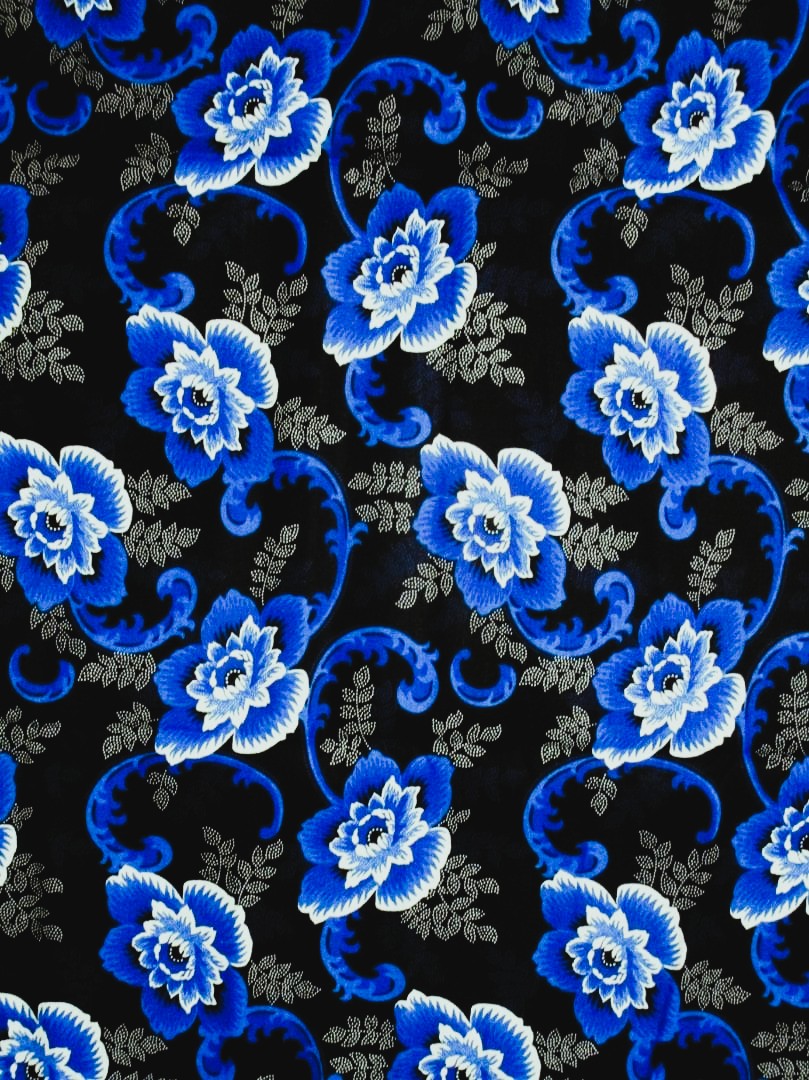 画像: アフリカンプリント生地 パーニュ