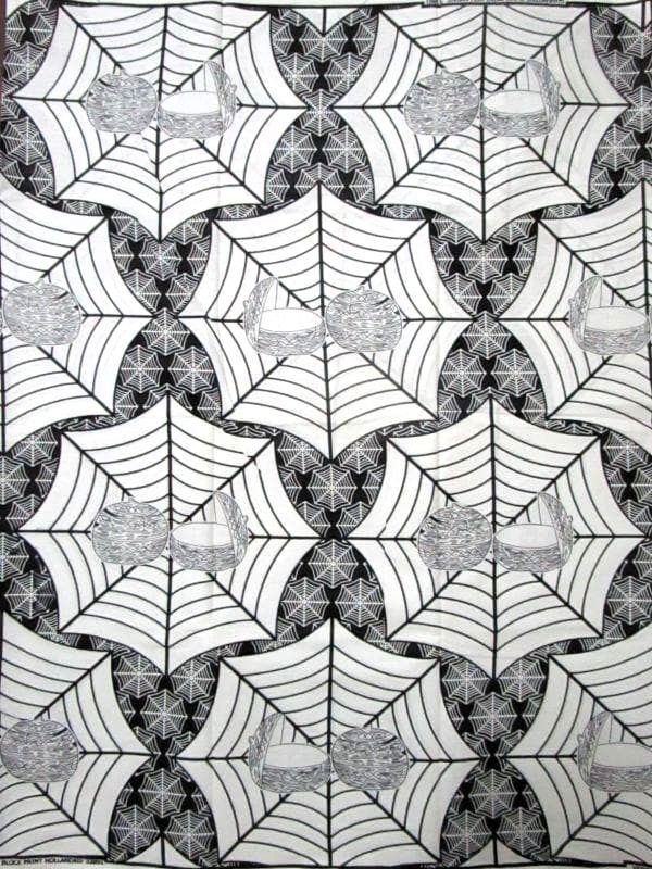 画像1: アフリカンプリント生地 パーニュ