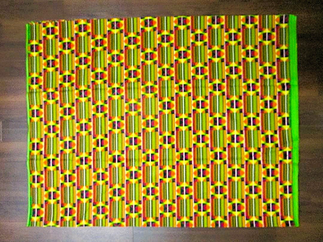 画像: アフリカンプリント生地 パーニュ