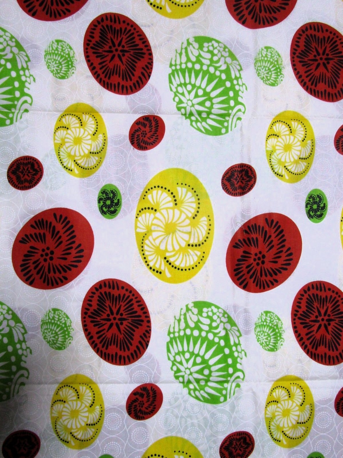 画像: アフリカンプリント生地 パーニュ