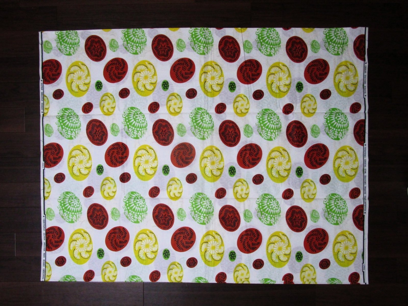 画像: アフリカンプリント生地 パーニュ