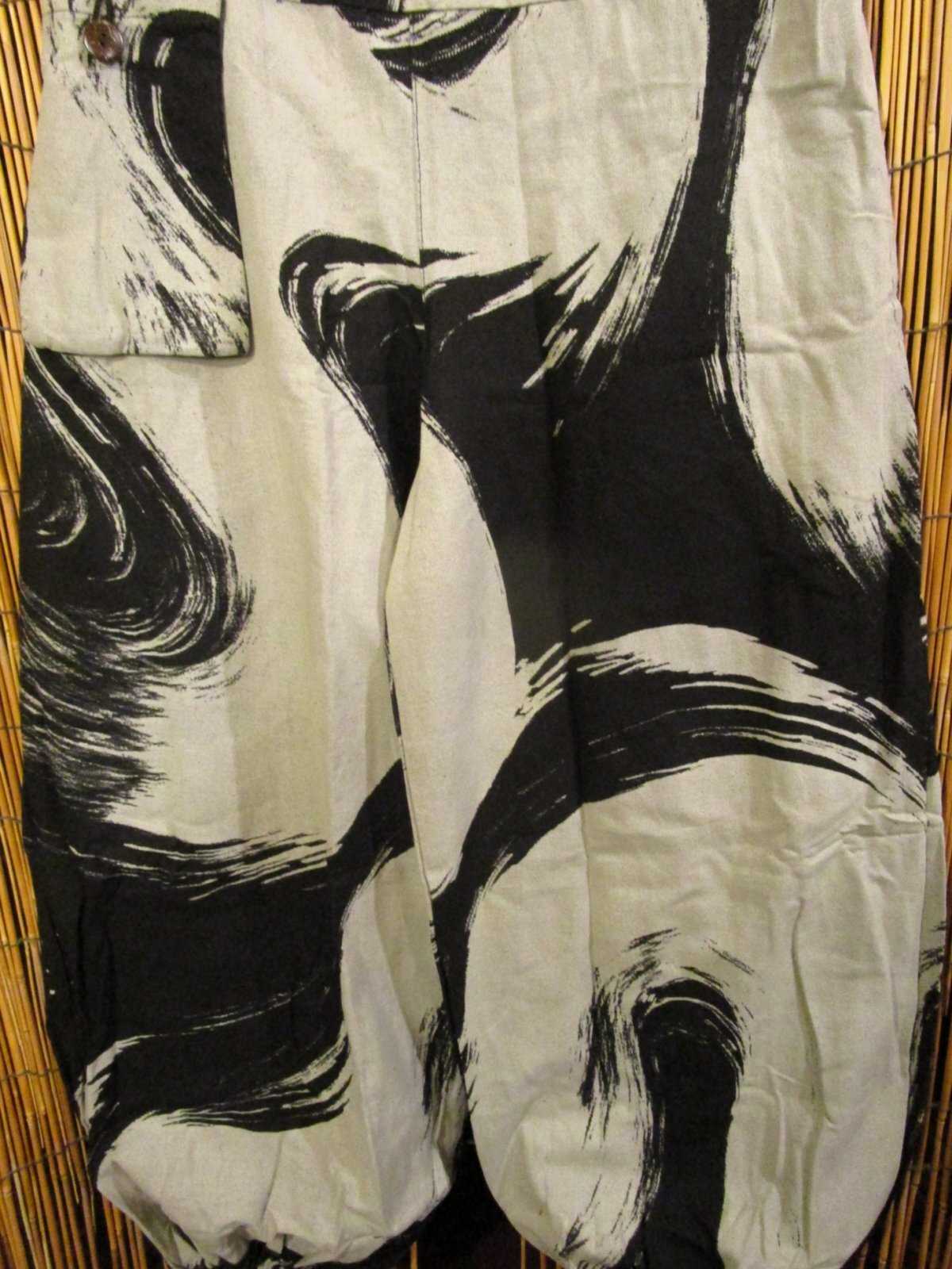 画像2: 和風プリント＊コットン素材＊ポケット付き＊ふんわりシルエット＊アラジンパンツ 