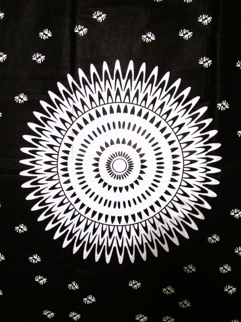 画像: アフリカンプリント生地 パーニュ