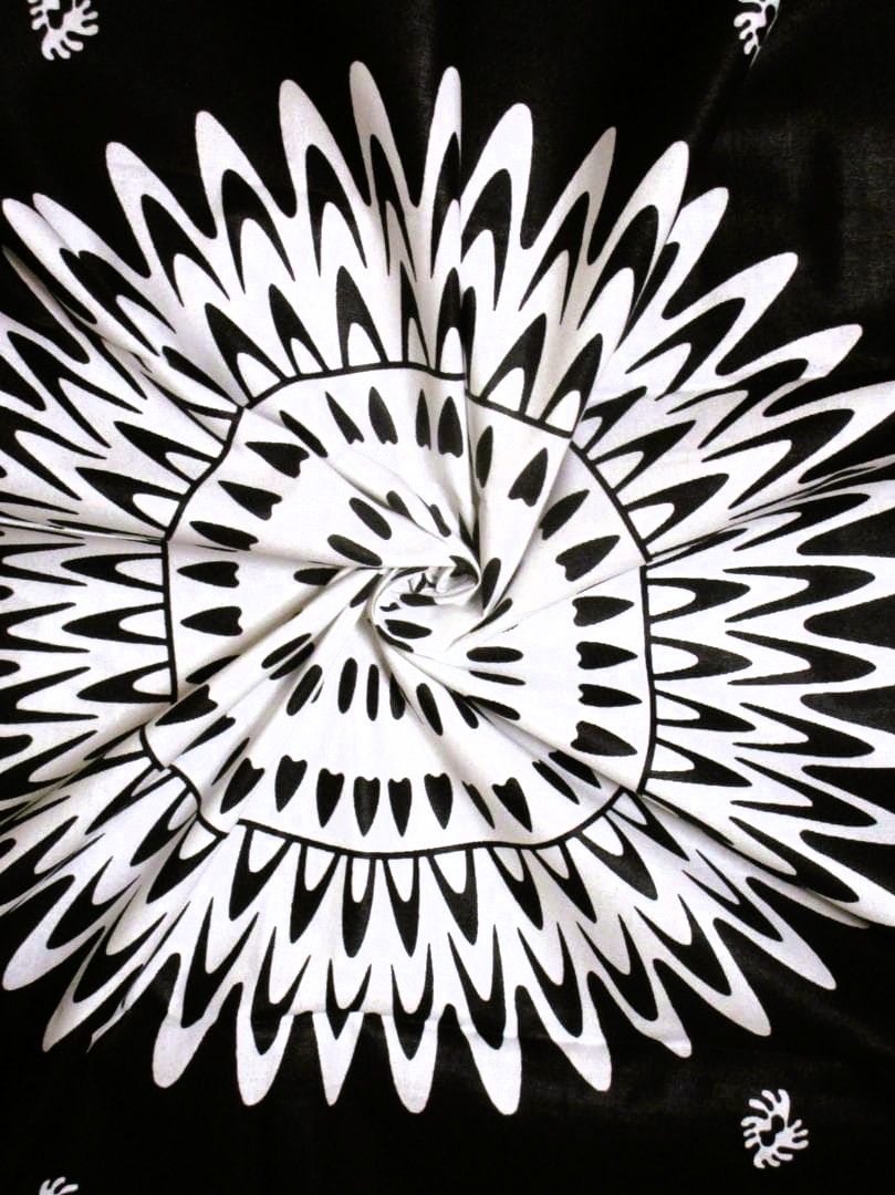 画像: アフリカンプリント生地 パーニュ