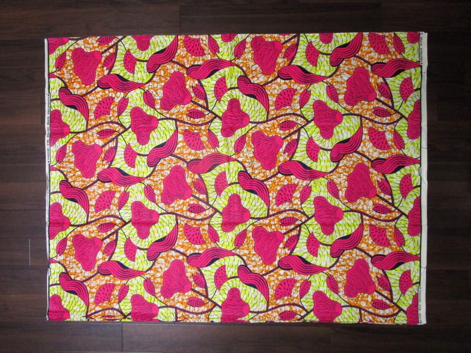 画像: アフリカンプリント生地 パーニュ