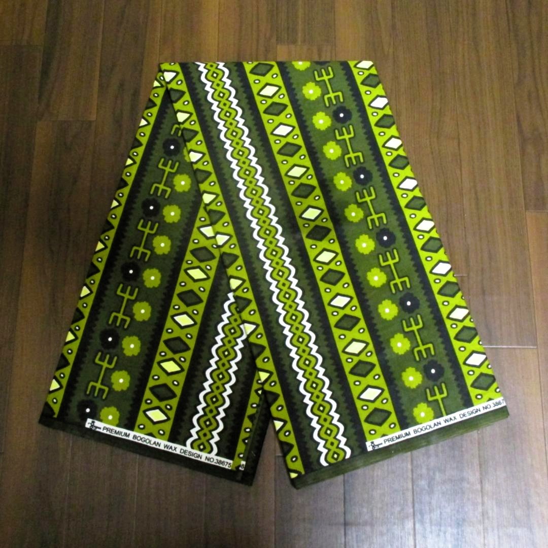 画像2: アフリカンプリント生地 パーニュ