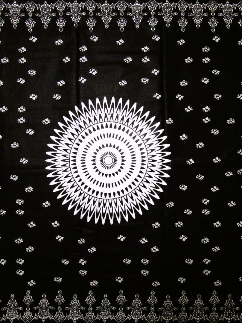 画像1: アフリカンプリント生地 パーニュ