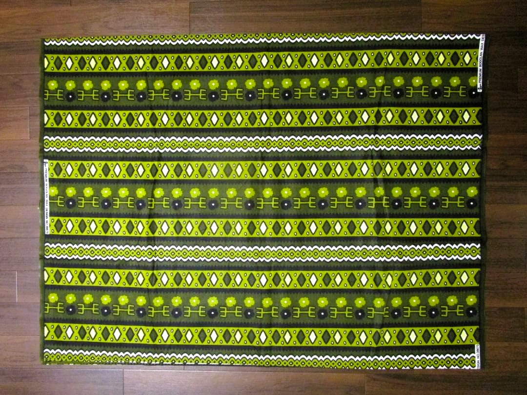 画像: アフリカンプリント生地 パーニュ