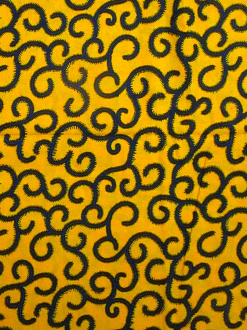 画像1: アフリカンプリント生地 パーニュ