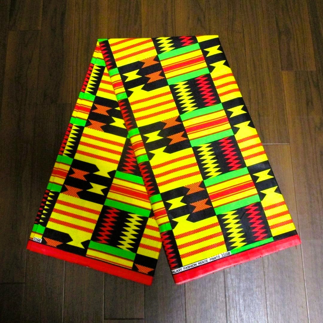 画像2: アフリカンプリント生地 パーニュ