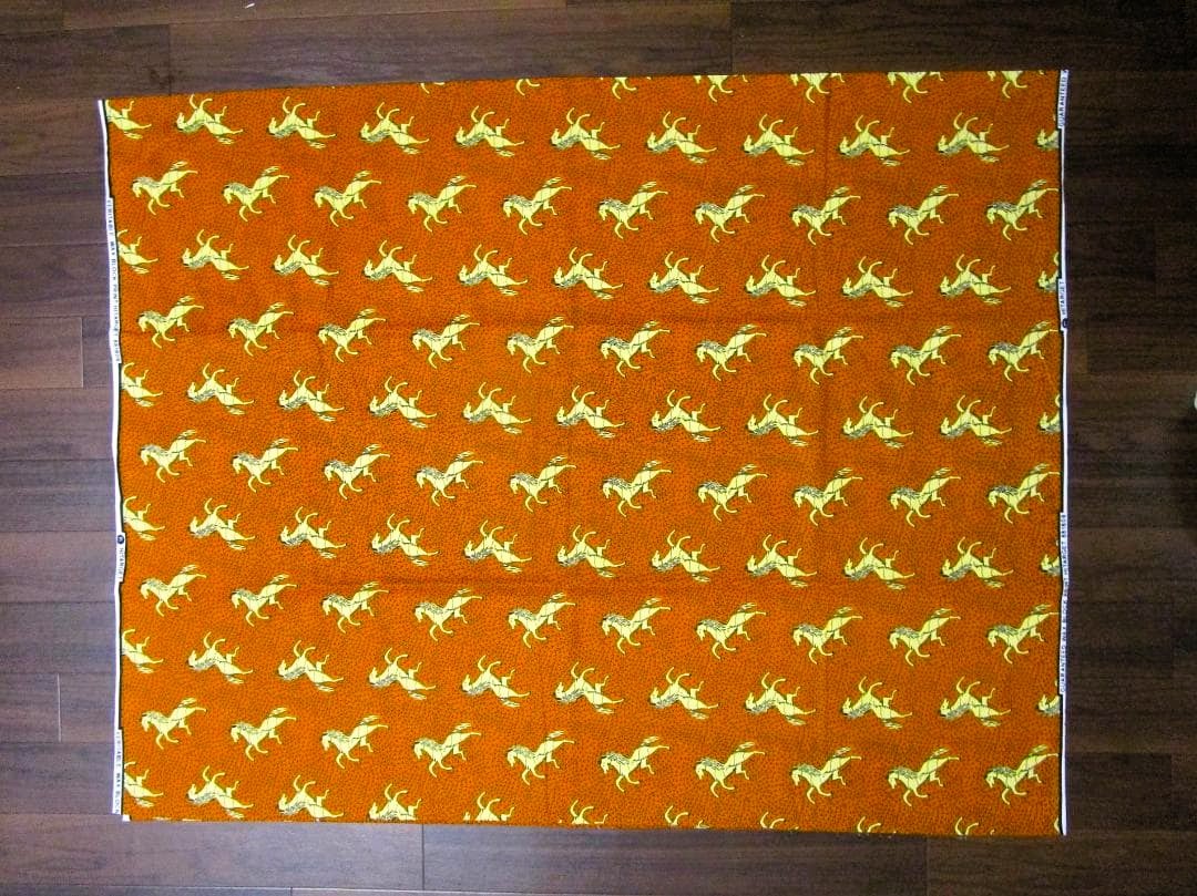 画像: アフリカンプリント生地 パーニュ