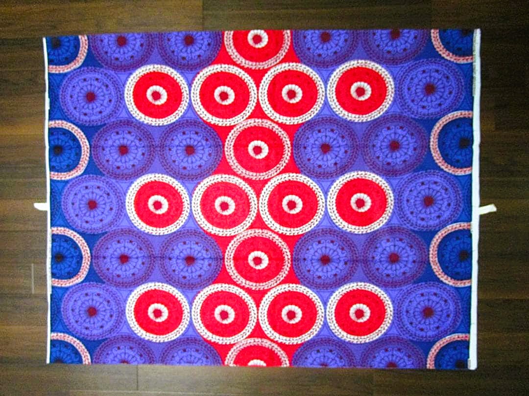 画像: アフリカンプリント生地 パーニュ