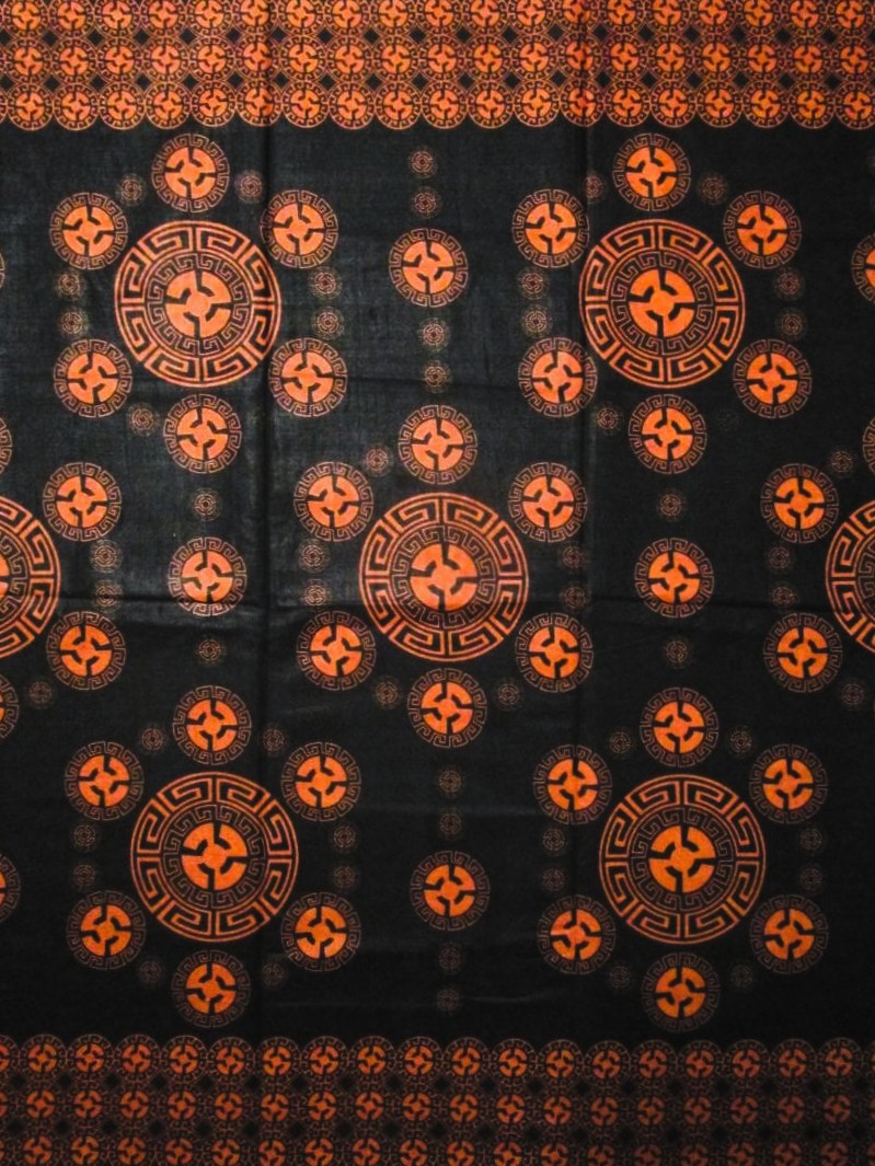 画像1: アフリカンプリント生地 パーニュ