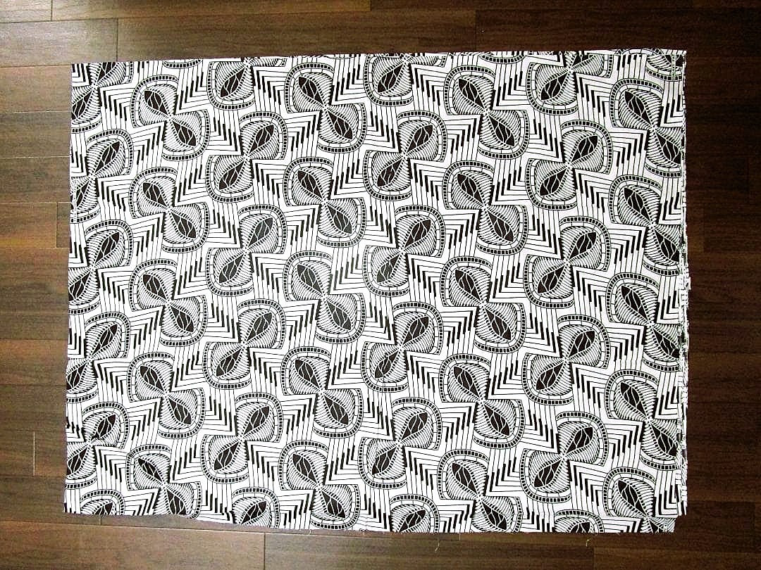 画像: アフリカンプリント生地 パーニュ