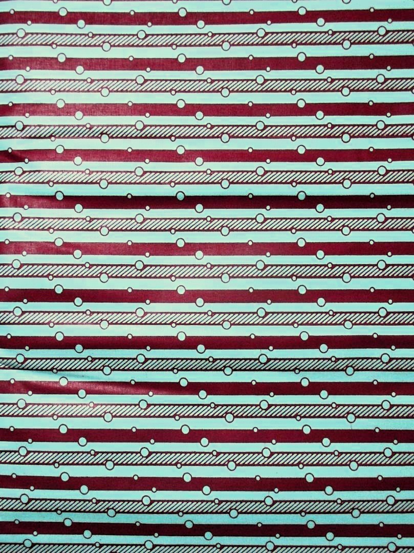 画像1: アフリカンプリント生地 パーニュ