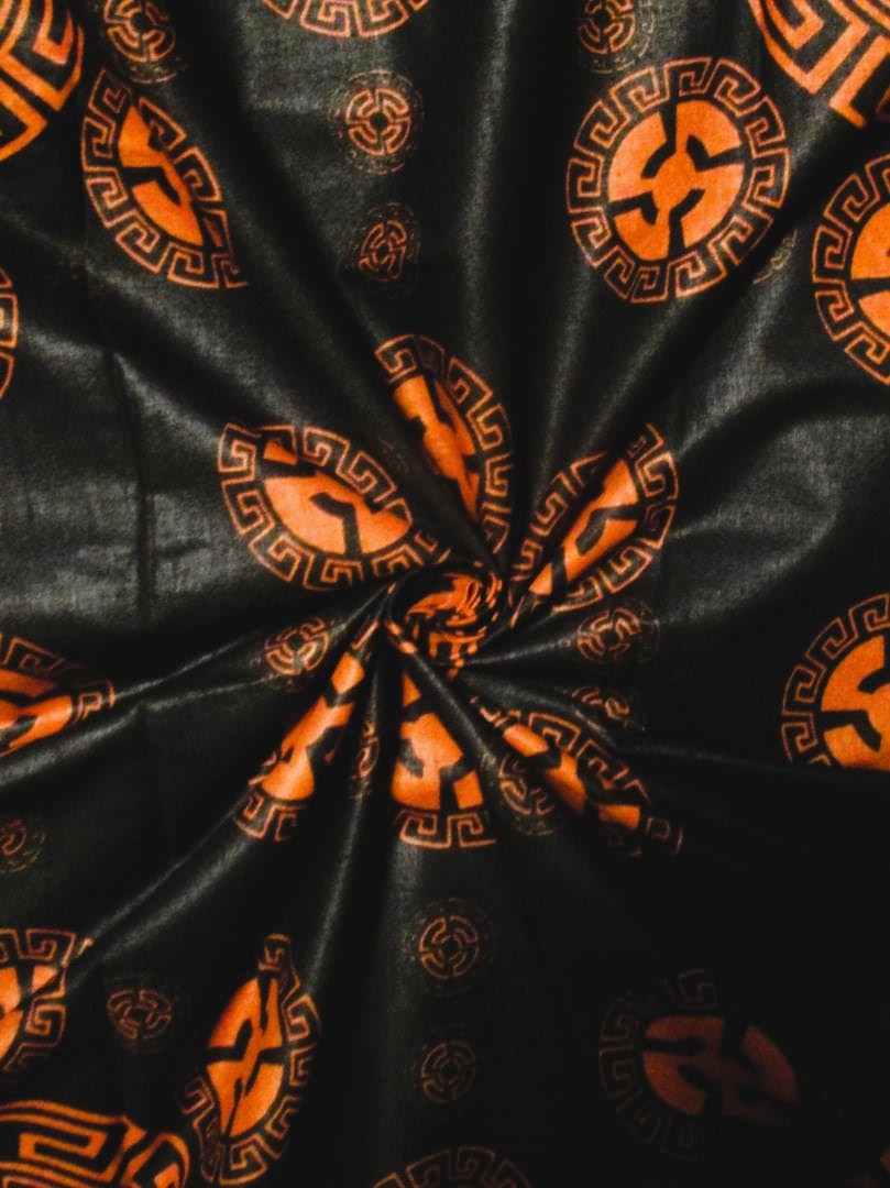 画像: アフリカンプリント生地 パーニュ