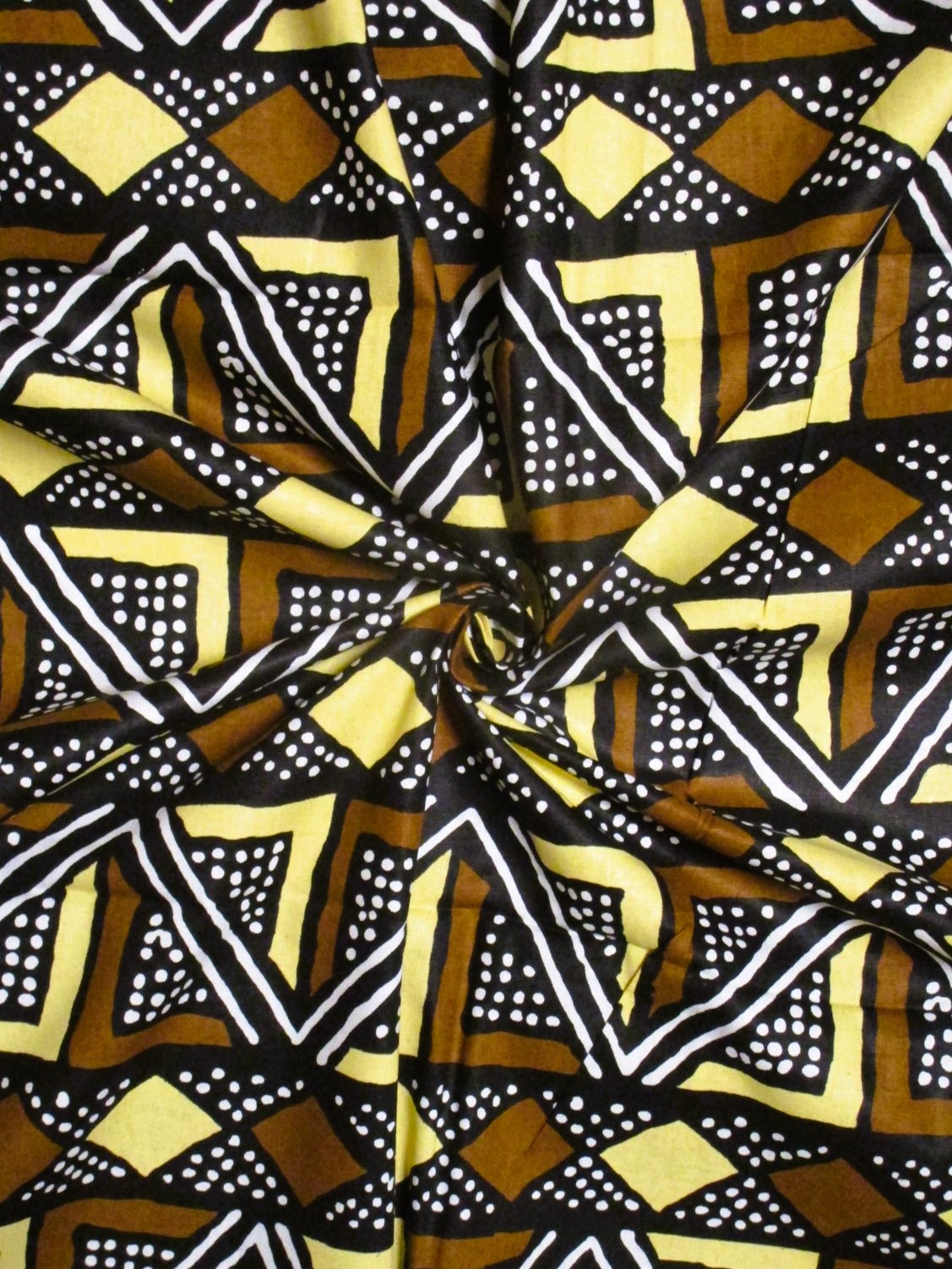 画像: アフリカンプリント生地 パーニュ