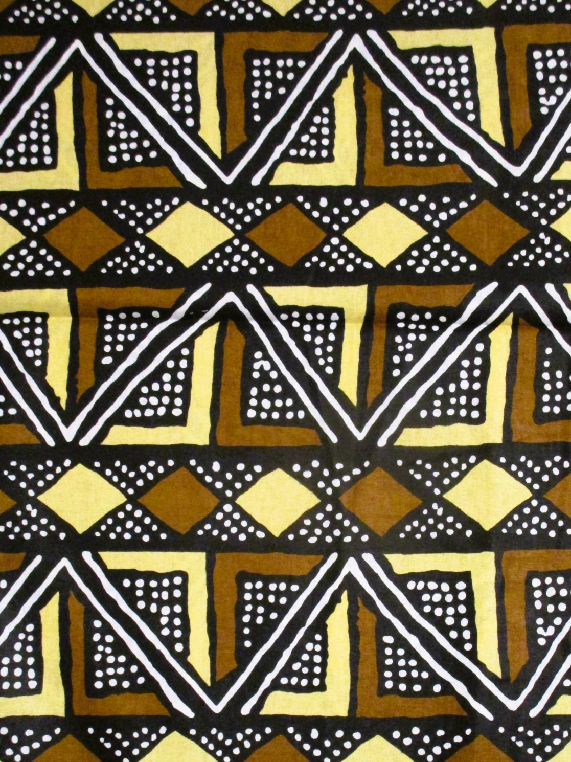 画像: アフリカンプリント生地 パーニュ