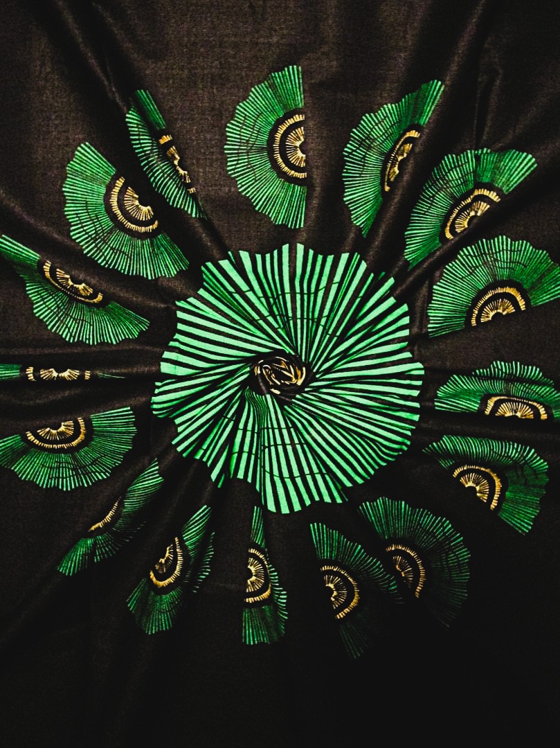 画像: アフリカンプリント生地 パーニュ