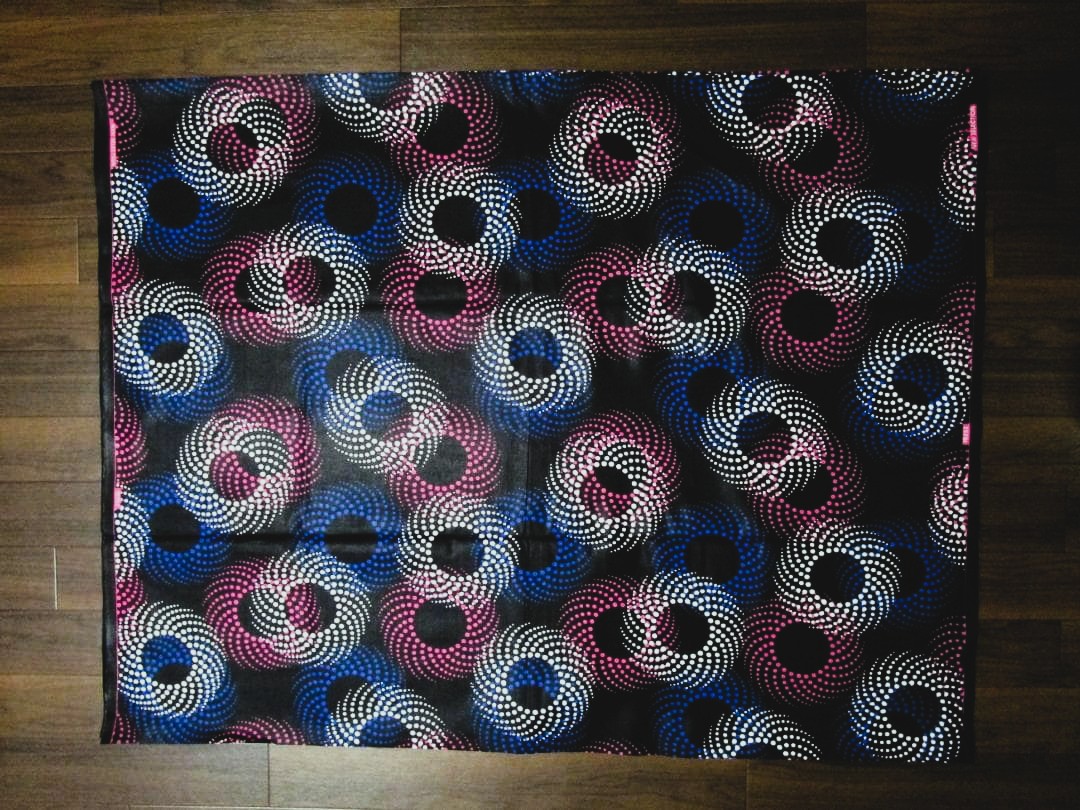 画像: アフリカンプリント生地 パーニュ