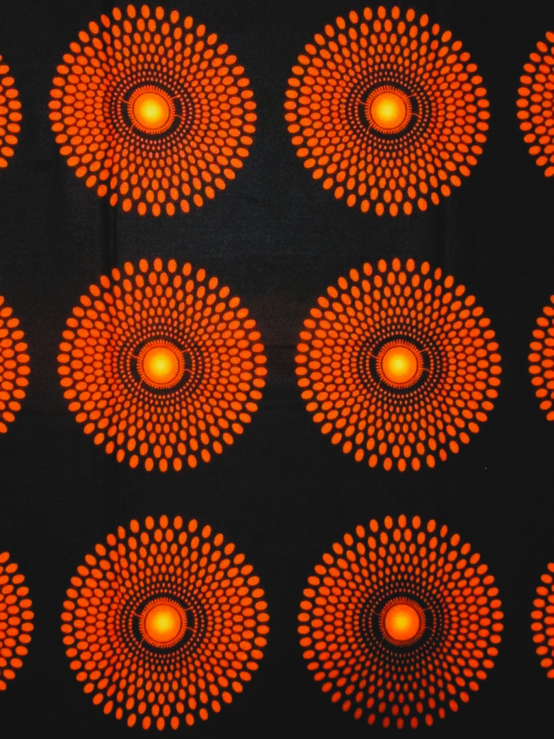 画像: アフリカンプリント生地 パーニュ