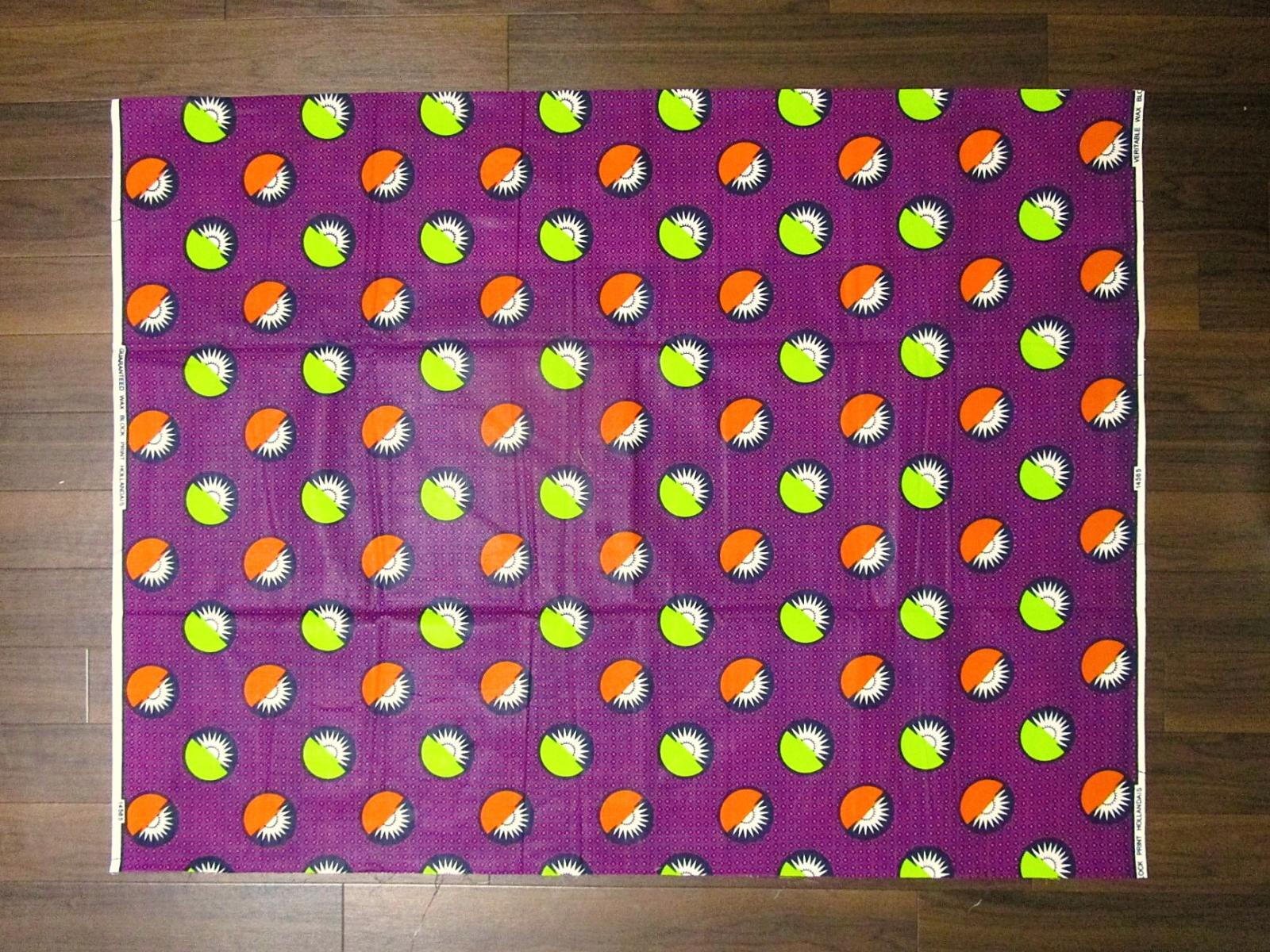 画像: アフリカンプリント生地 パーニュ