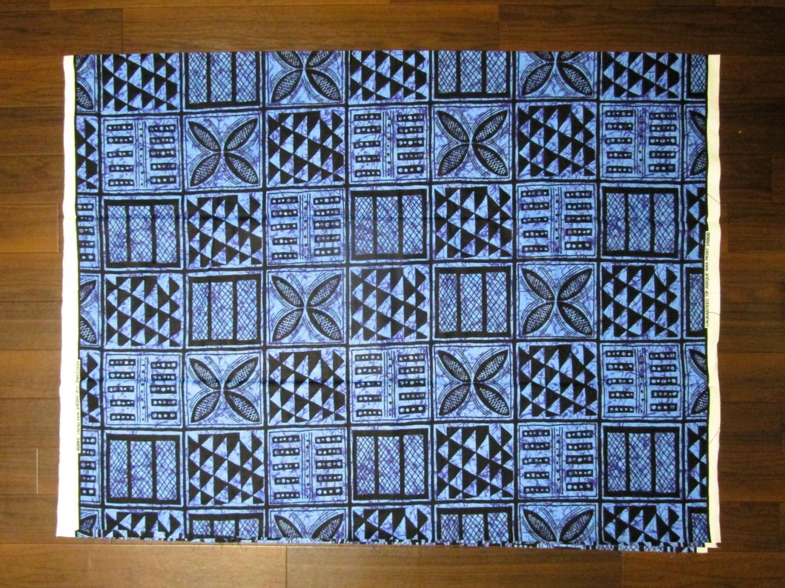 画像: アフリカンプリント生地 パーニュ