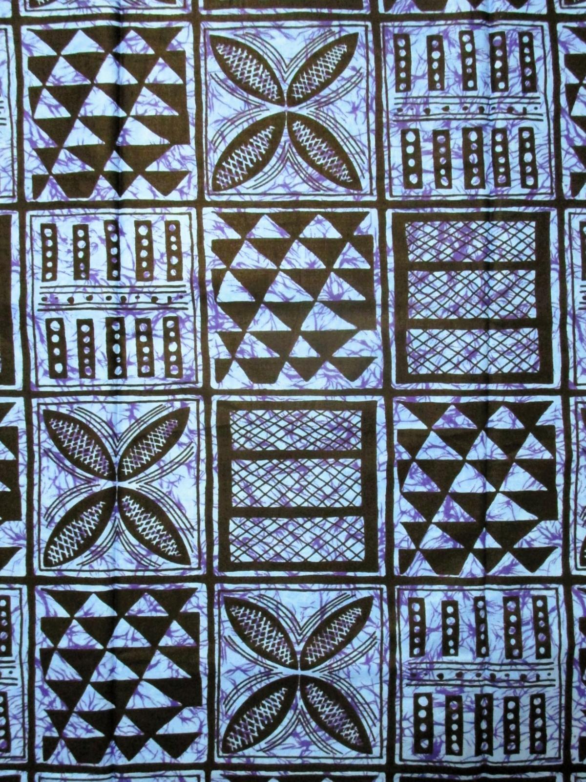 画像: アフリカンプリント生地 パーニュ