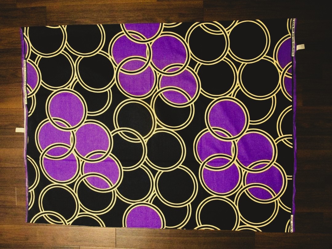 画像: アフリカンプリント生地 パーニュ