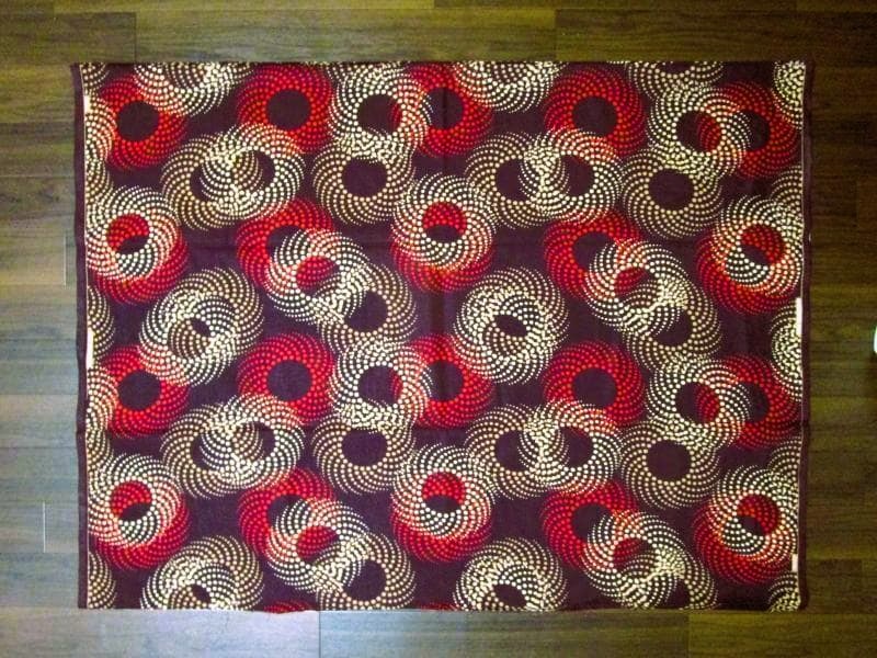 画像: アフリカンプリント生地 パーニュ