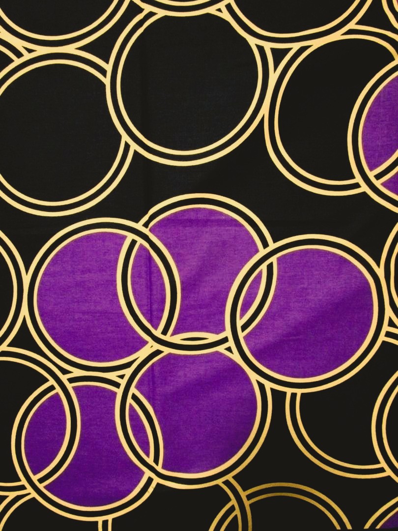 画像: アフリカンプリント生地 パーニュ